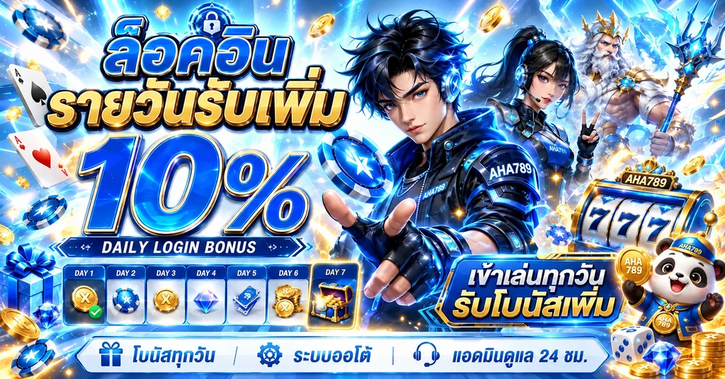 AHA789 สล็อตเว็บตรง คาสิโนออนไลน์ ฝากถอนออโต้